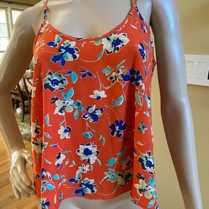 Orange Soprano floral tank
